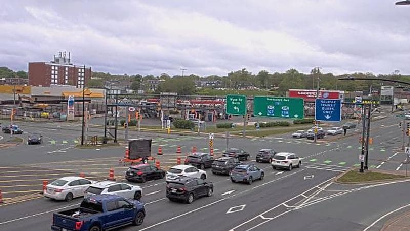 Macdonald Bridge - Halifax bound
