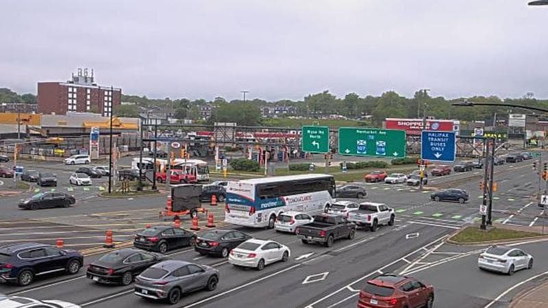 Macdonald Bridge - Halifax bound