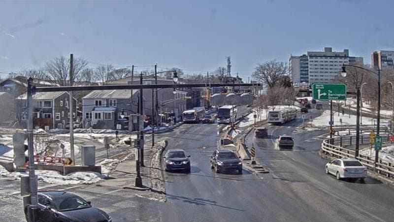 Mac Donald Bridge - Dartmouth bound