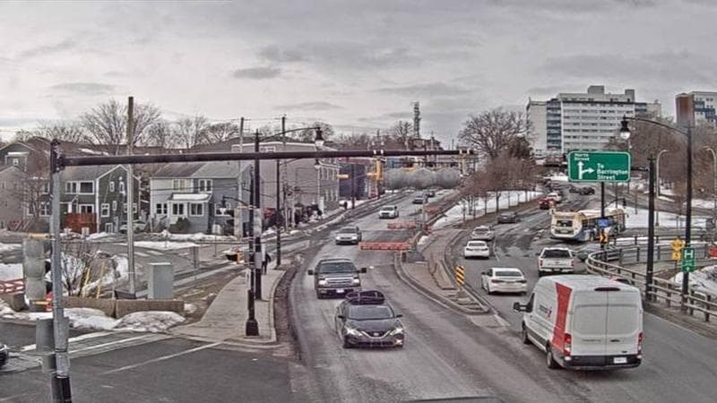 Mac Donald Bridge - Dartmouth bound