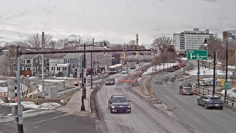 Mac Donald Bridge - Dartmouth bound