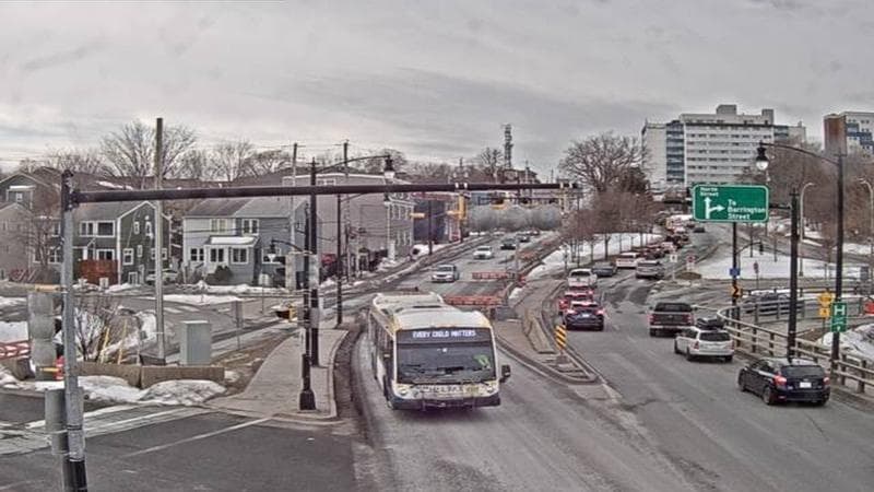 Mac Donald Bridge - Dartmouth bound