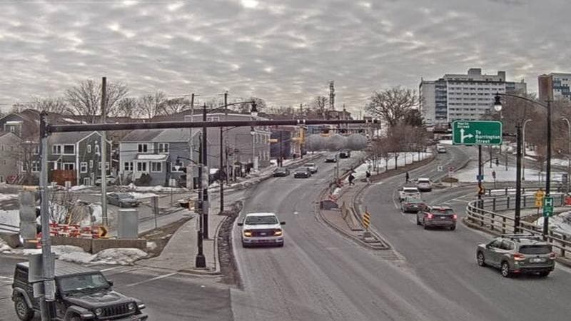 Mac Donald Bridge - Dartmouth bound