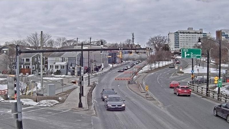 Mac Donald Bridge - Dartmouth bound