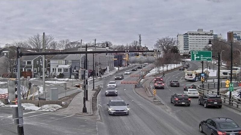 Mac Donald Bridge - Dartmouth bound