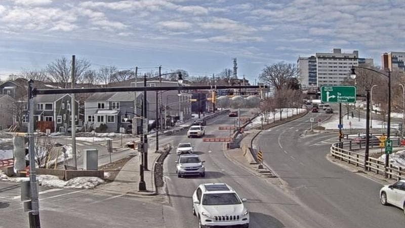 Mac Donald Bridge - Dartmouth bound