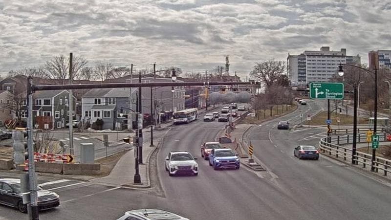 Mac Donald Bridge - Dartmouth bound