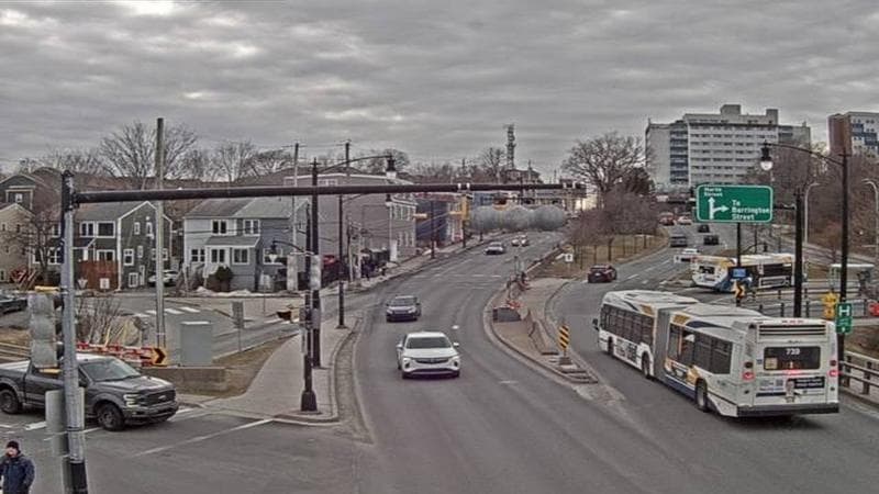 Mac Donald Bridge - Dartmouth bound