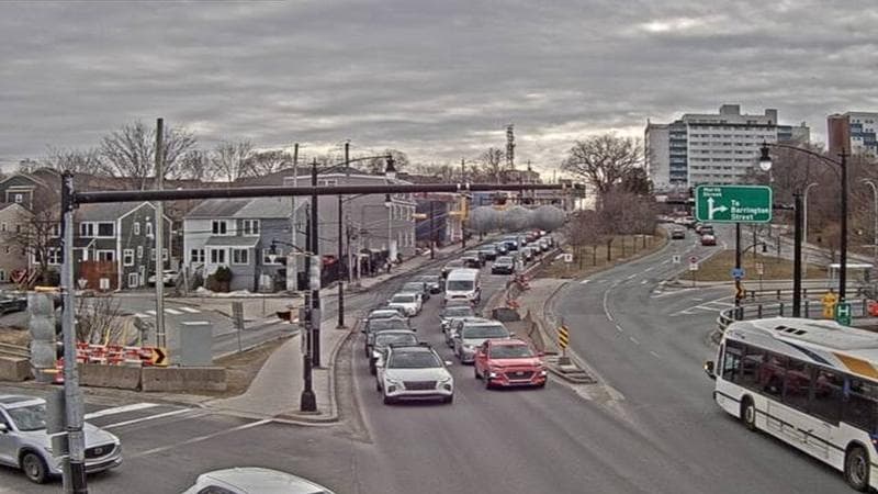 Mac Donald Bridge - Dartmouth bound