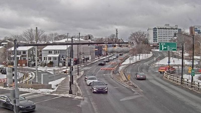 Mac Donald Bridge - Dartmouth bound