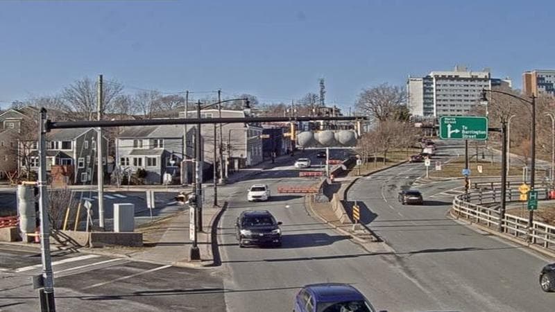 Mac Donald Bridge - Dartmouth bound