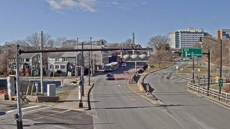 Mac Donald Bridge - Dartmouth bound