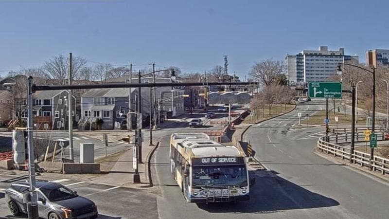 Mac Donald Bridge - Dartmouth bound