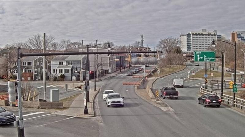Mac Donald Bridge - Dartmouth bound