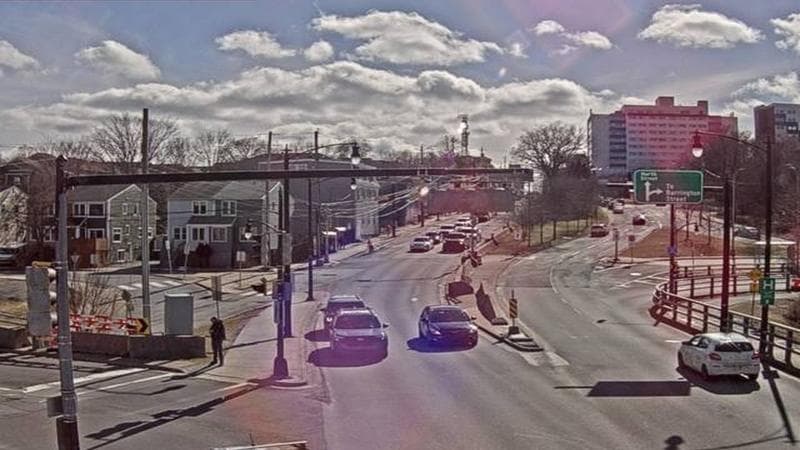 Mac Donald Bridge - Dartmouth bound