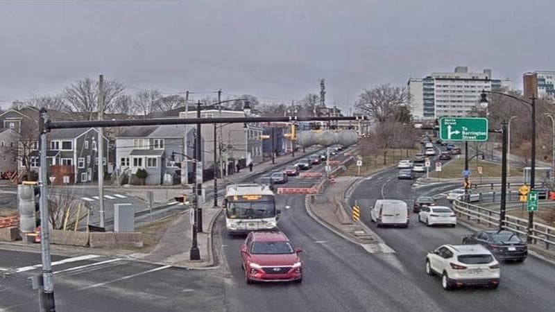 Mac Donald Bridge - Dartmouth bound