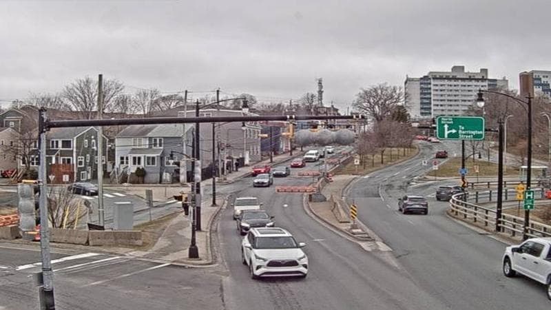 Mac Donald Bridge - Dartmouth bound