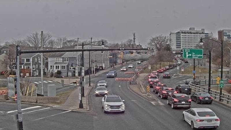 Mac Donald Bridge - Dartmouth bound