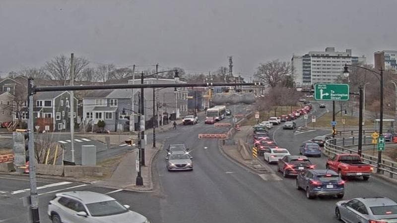 Mac Donald Bridge - Dartmouth bound