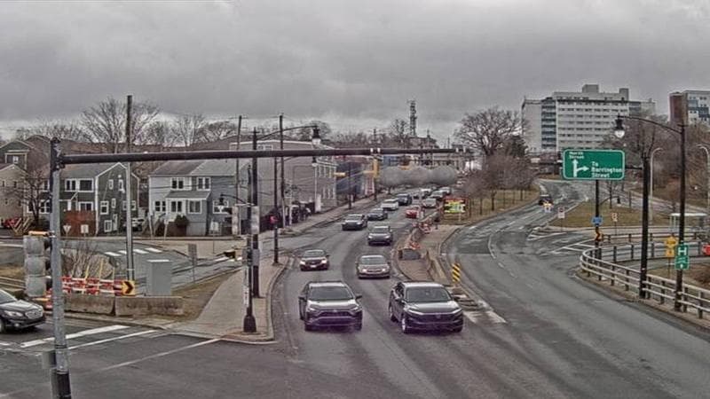 Mac Donald Bridge - Dartmouth bound