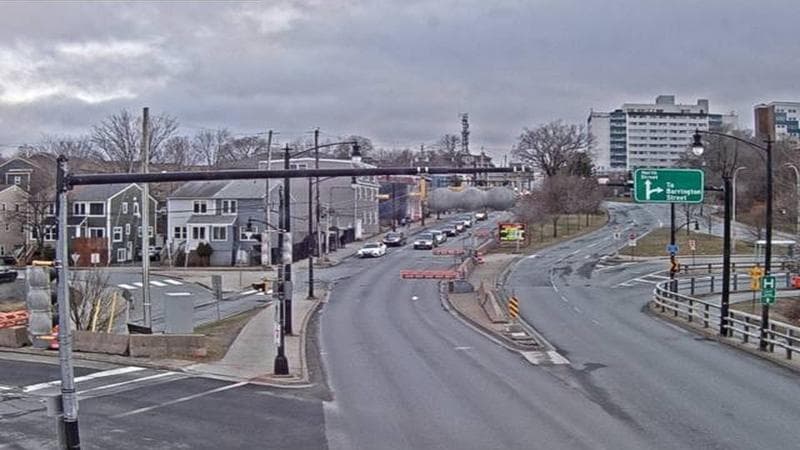 Mac Donald Bridge - Dartmouth bound