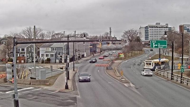 Mac Donald Bridge - Dartmouth bound