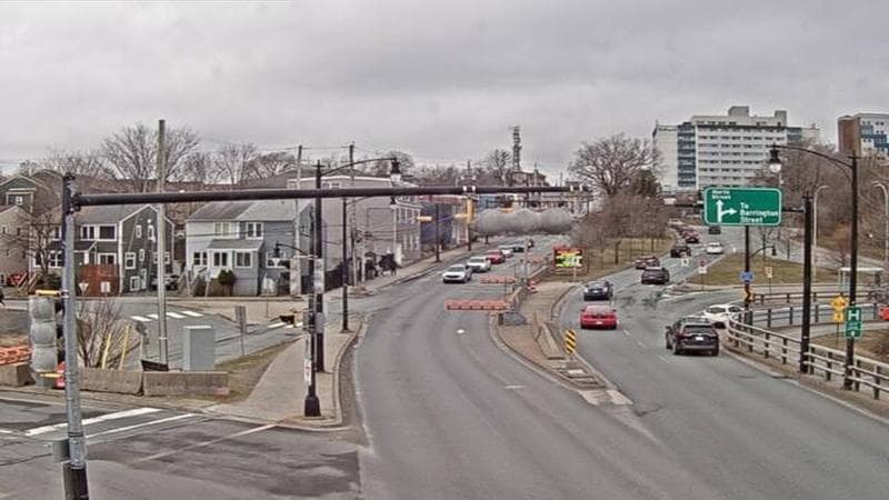 Mac Donald Bridge - Dartmouth bound