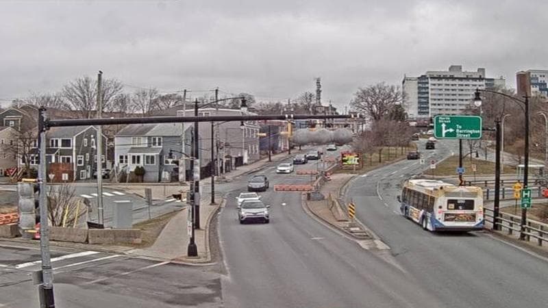 Mac Donald Bridge - Dartmouth bound