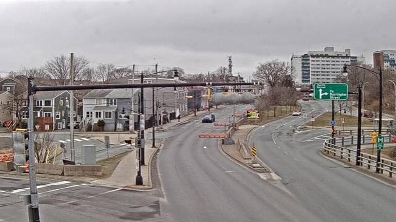Mac Donald Bridge - Dartmouth bound