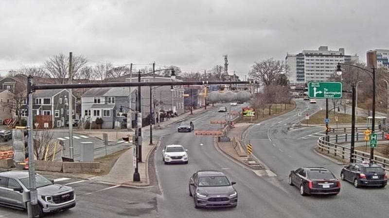 Mac Donald Bridge - Dartmouth bound