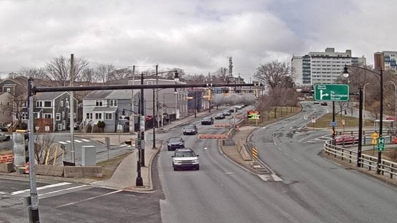 Mac Donald Bridge - Dartmouth bound