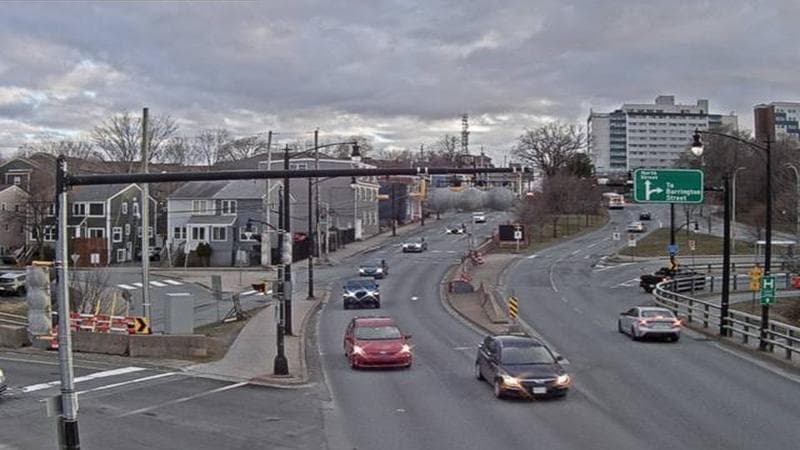 Mac Donald Bridge - Dartmouth bound
