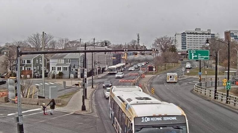 Mac Donald Bridge - Dartmouth bound
