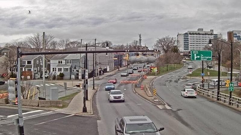 Mac Donald Bridge - Dartmouth bound