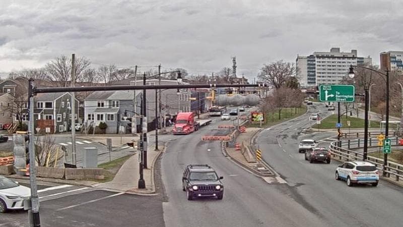 Mac Donald Bridge - Dartmouth bound