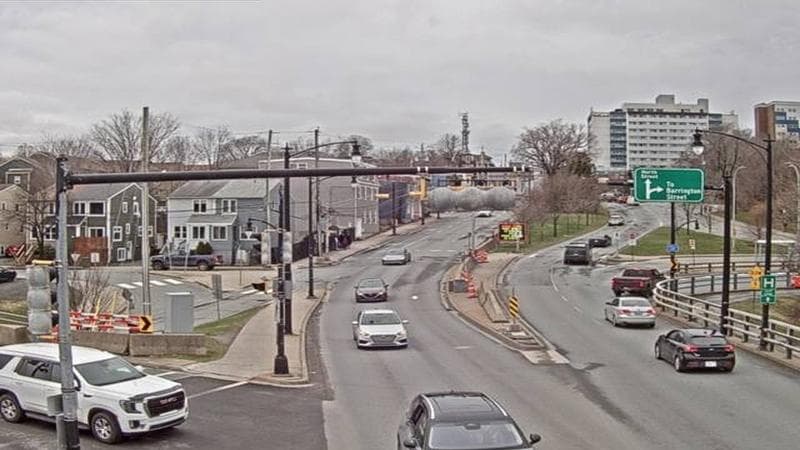Mac Donald Bridge - Dartmouth bound