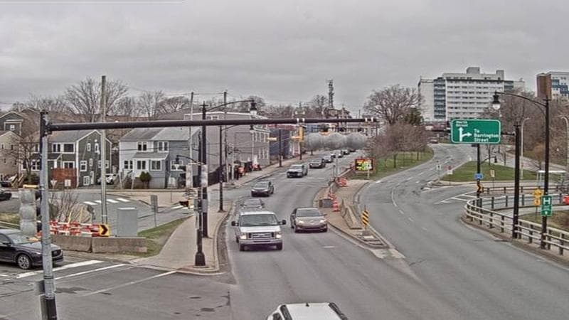 Mac Donald Bridge - Dartmouth bound