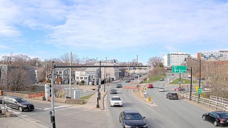 Mac Donald Bridge - Dartmouth bound