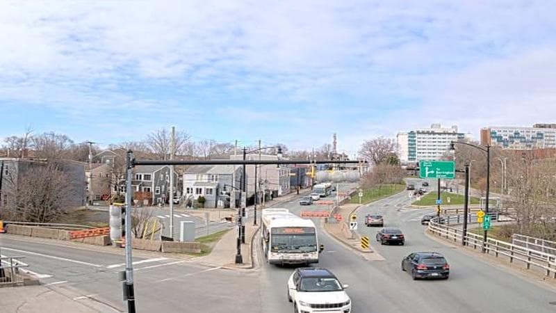 Mac Donald Bridge - Dartmouth bound