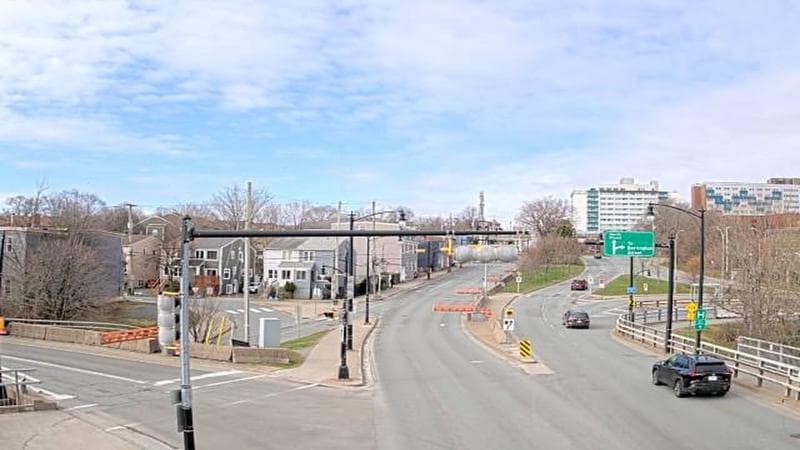 Mac Donald Bridge - Dartmouth bound