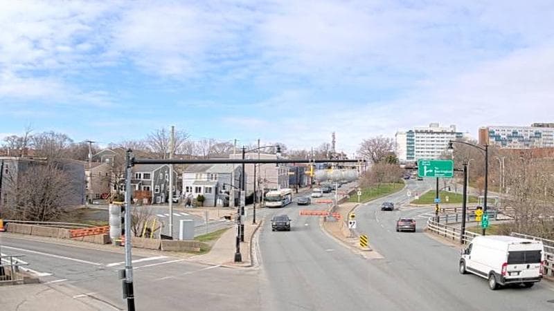 Mac Donald Bridge - Dartmouth bound