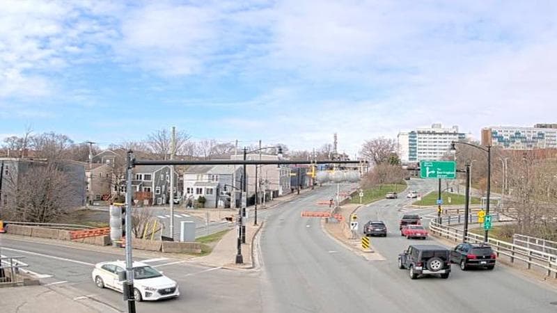 Mac Donald Bridge - Dartmouth bound