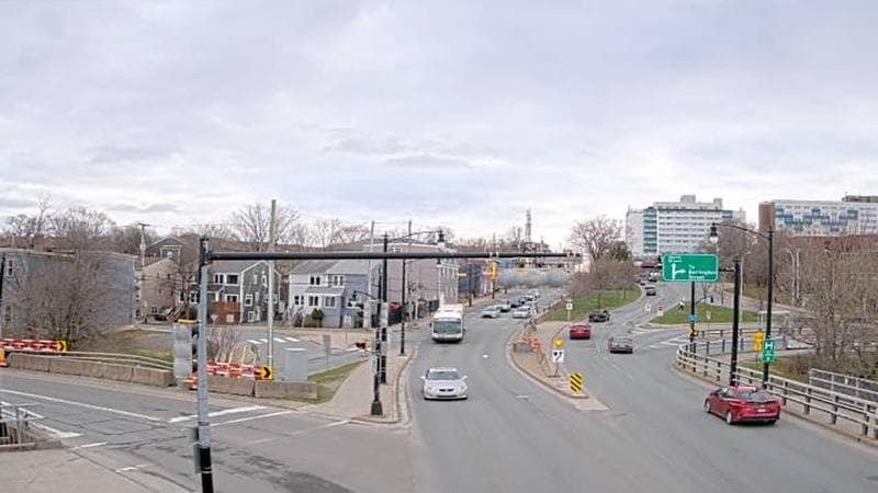 Mac Donald Bridge - Dartmouth bound