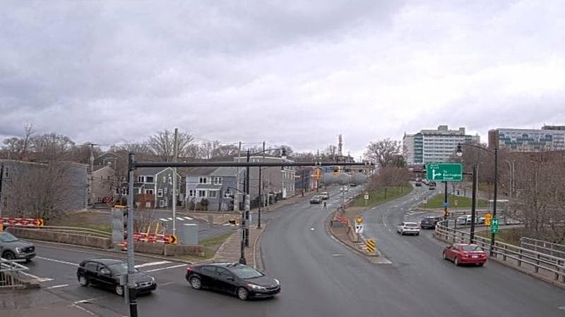 Mac Donald Bridge - Dartmouth bound