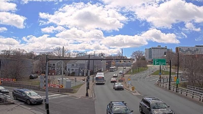 Mac Donald Bridge - Dartmouth bound