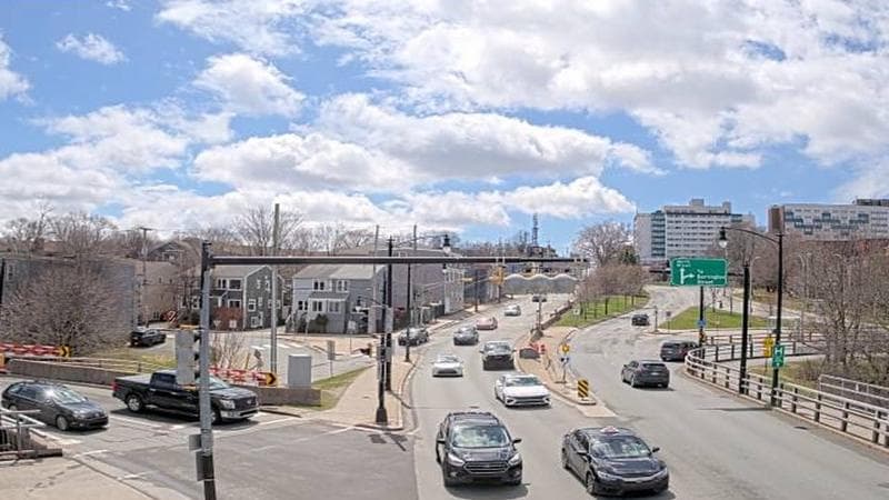 Mac Donald Bridge - Dartmouth bound