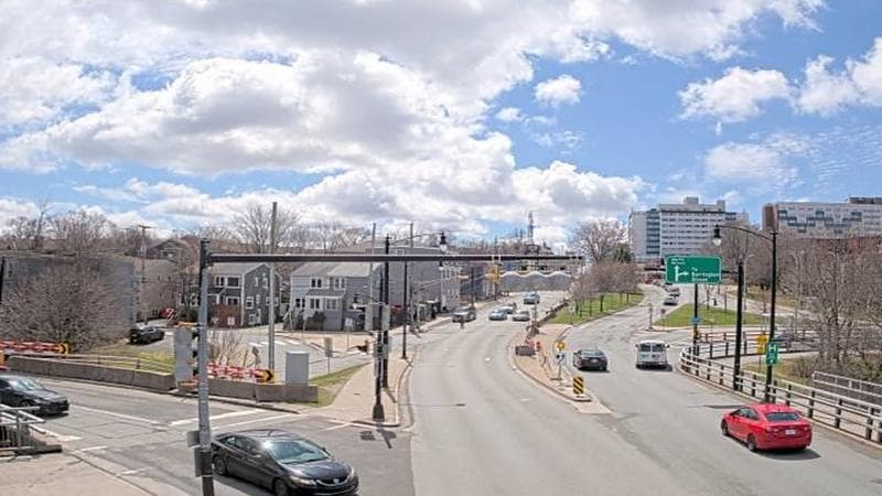 Mac Donald Bridge - Dartmouth bound