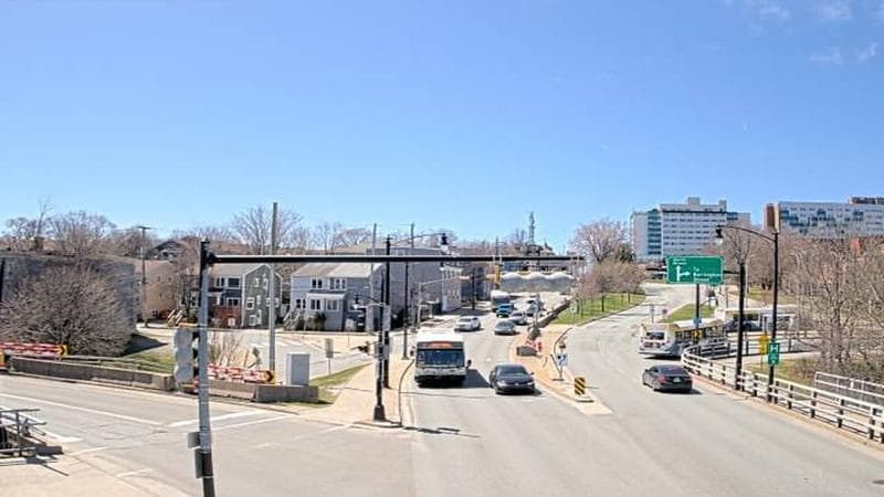 Mac Donald Bridge - Dartmouth bound
