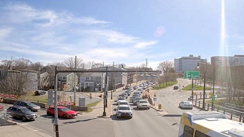 Mac Donald Bridge - Dartmouth bound