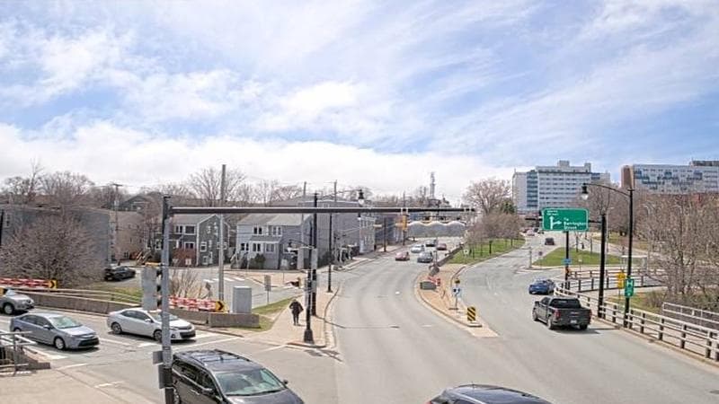 Mac Donald Bridge - Dartmouth bound